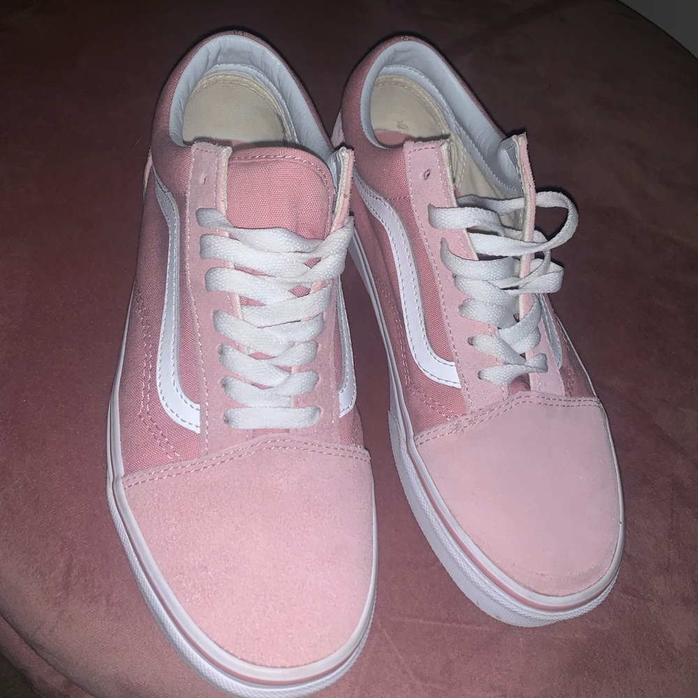 Pink Vans size 8
